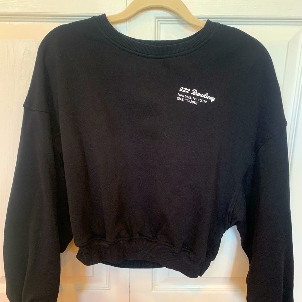 ZARA black sweatshirt